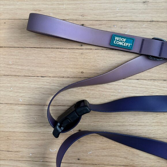 Waterproof Dog Leash Size L in Purple Ombre by "Woof Concept" - Picture 5 of 9